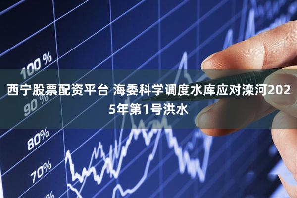 西宁股票配资平台 海委科学调度水库应对滦河2025年第1号洪水